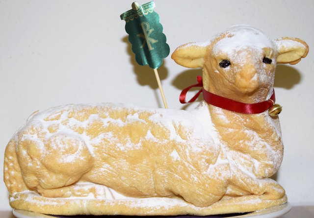 Das Osterlamm der Bäckerei Linsinger in Kirchberg. | Foto: Johanna Schweinester