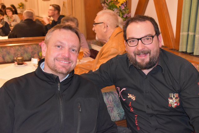 Klaus Koraschnigg und Paul Kuschnig (von links)
