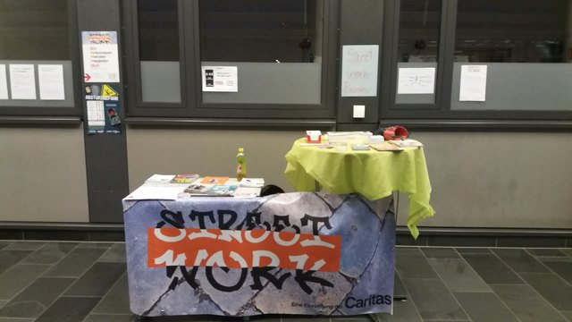 Infostand bei der Spiri Night 2018