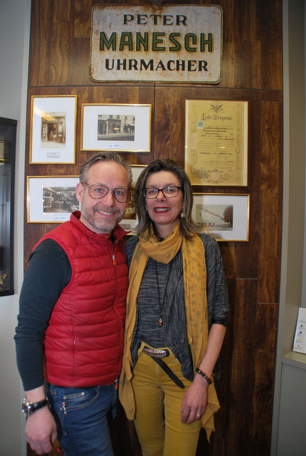 Werner und Sonja Beck in ihrem Geschäft am Hauptplatz