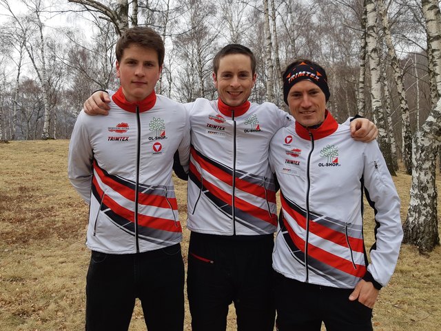 HSV Pinkafeld-Orientierungsläufer in der EM-Vorbereitung: Richard und Helmut Gremmel, sowie Gernot Kerschbaumer | Foto: Gernot Kerschbaumer