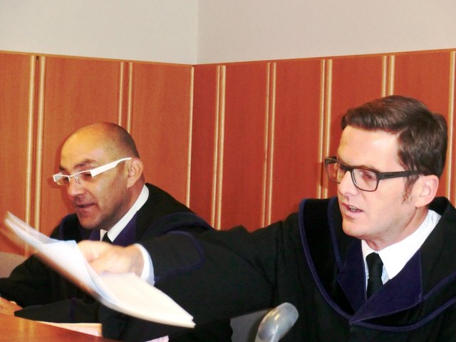 Richter der Senats: Markus Grünberger, Helmut Weichhart. | Foto: Probst