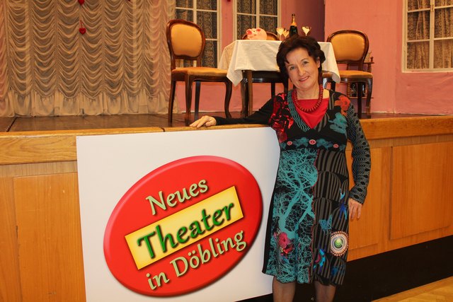 Heidelinde Twaroch fiebert der Premiere von "Das Sparschwein" im "Neuen Theater" in Döbling entgegen.