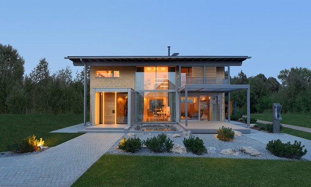 Ehrfürchtiges modernes Haus Moderne Terrasse Idee haus modern bauen ziakia  - nickandmo.com