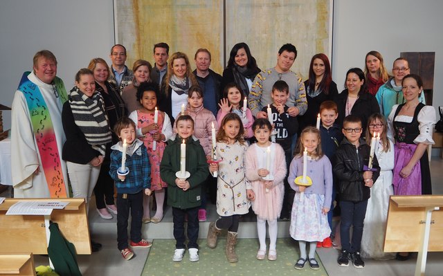 Erstkommunionkinder, Paten