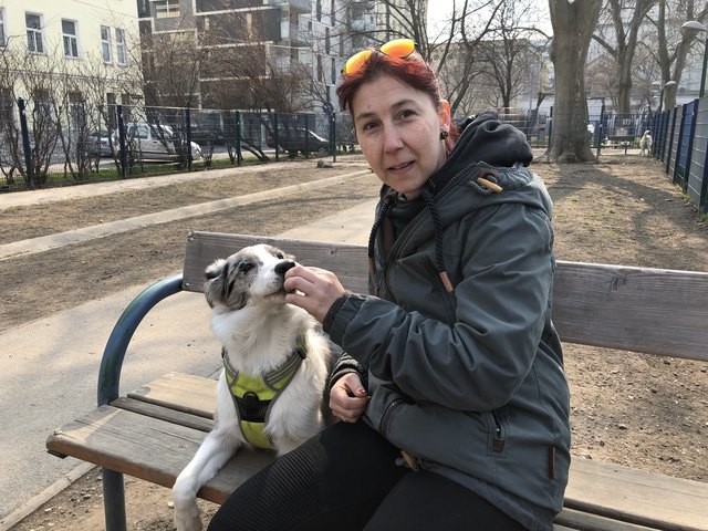 Petra Pappas besucht die Hundezone fast täglich.