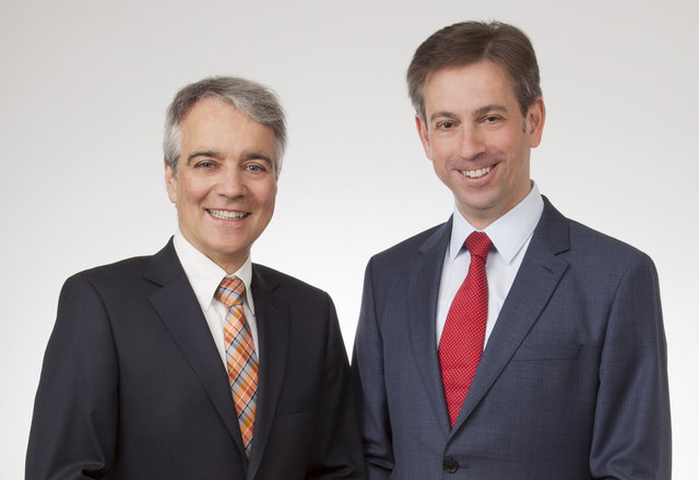 Zufrieden: Die Geschäftsführer Boris Papousek (l.) und Werner Ressi. | Foto: Fischer