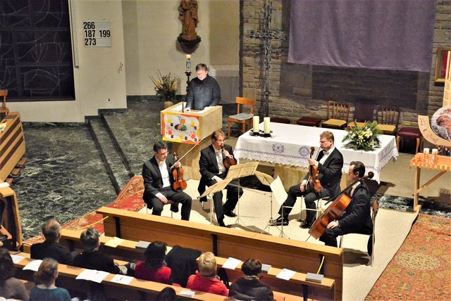 In der Pfarrkirche Mallnitz spielte das Krumpöck-Streichquartett aus Wien | Foto: KK/Pro Musica Mallnitz