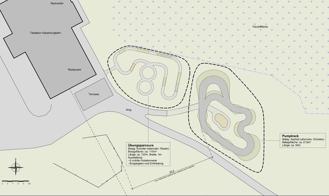 Rund 1.000 Quadratmeter groß wird der Bike-Park | Foto: KK/Bergbahnen Bad Kleinkirchheim