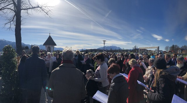 Hunderte Besucher kamen zum traditionellen Singen | Foto: kk