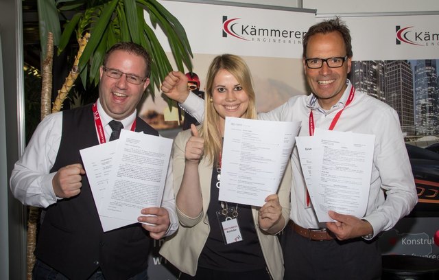 Im Rahmen der Jobmesse lernt man interessante Unternehmen kennen und kann sich direkt vor Ort bewerben.