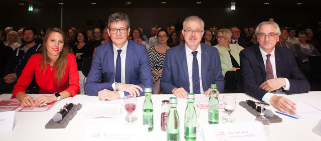 Die hochkarätig besetzte Jury: Tanja Spennlingwimmer, Michael Nösslböck, Josef Hader und Ernst Breiteneder (v. l.).