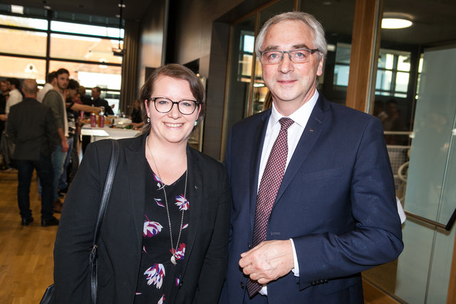 Ernst Breiteneder und Kollegin Doris Schwarz.