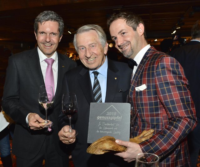 Dir. Robert Frießer, KR Peter Morandell (Morandell Weine), Michael Jank (GF Plangger Delikatessen). | Foto: © Casino Seefeld, Abdruck honorarfrei