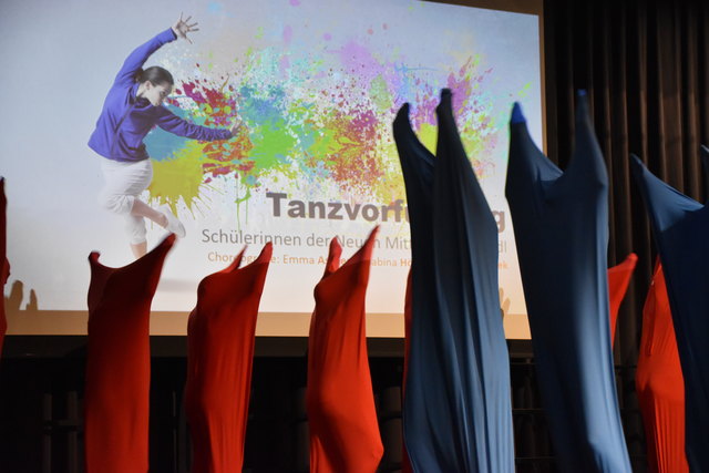Die Schüler begeisterten mit einer einfallsreichen Tanzeinlage.