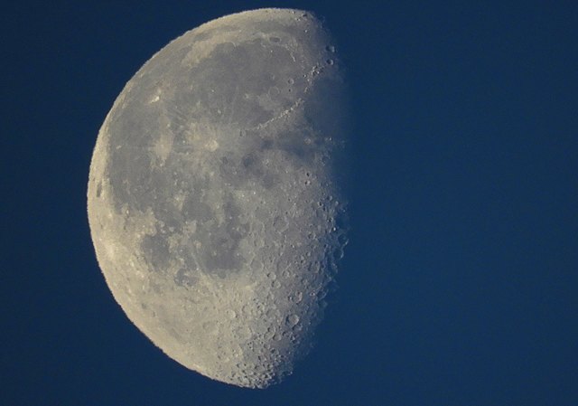Es heißt früh aufstehen und den klaren Mond 'anhimmeln'...