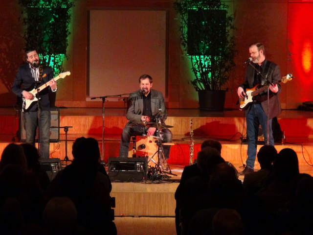 Ein Hörgenuss: (v.l.) Constantin Schönburg, Gernot Kratzer und Johannes Winkler﻿.