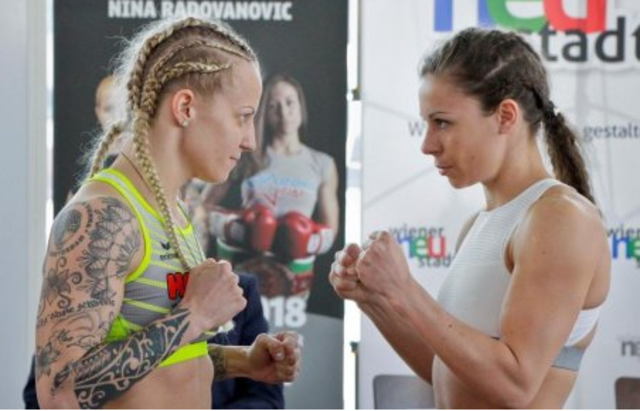 Eva Voraberger (l.) siegte gegen die Serbin Nina Radovanovic. | Foto: picturedesk.com
