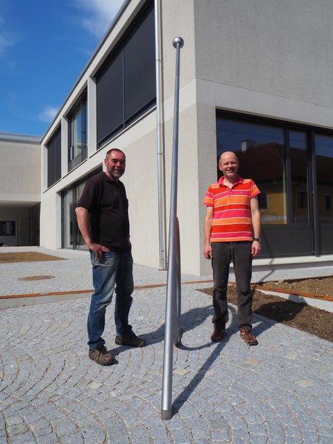 Die beiden Masterminds hinter der neuen Uhr: Erwin Burgstaller und Kurt Niel | Foto: Haslberger/BRS