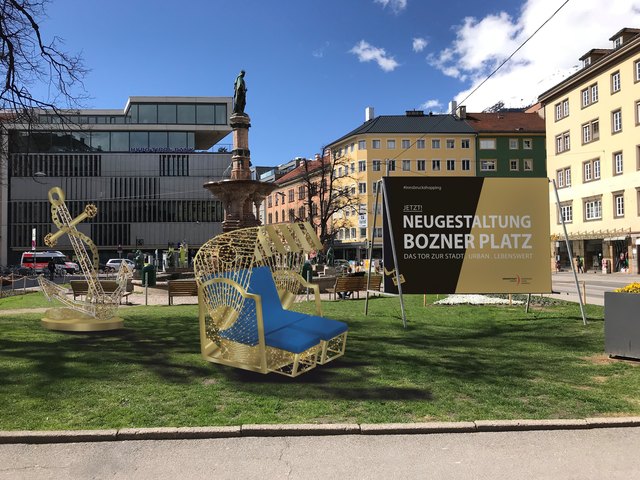 Der Innenstadtverein will die Wahlstimmung nutzen und auf den längst fälligen Verschönerungsplan für den Bozner Platz aufmerksam machen.