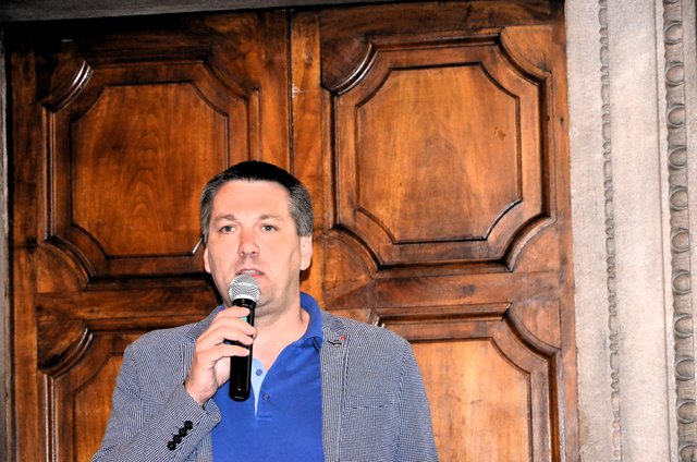 Dem Semesterbeginn wohnte auch Gesundheitsreferent Andreas Unterrieder bei