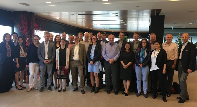 Eine Delegation von Expertinnen und Experten aus Biotechnologie und Life Sciences der ERBER Group.