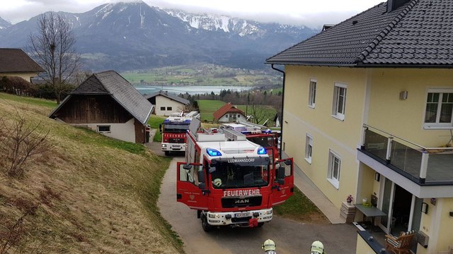Die FF Feistritz und Ludmannsdorf konnten den verletzten Forstarbeiter bergen | Foto: FF Feistritz