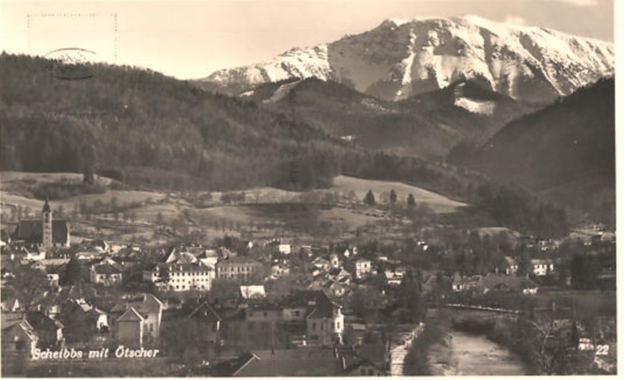 Damals & Heute: Bezirkshauptstadt Scheibbs - Scheibbs