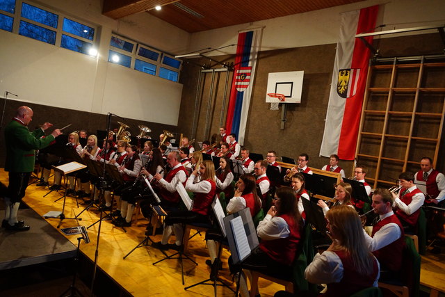 Der Musikverein Kematen beim Frühlingskonzert