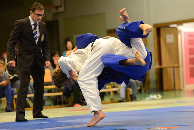 Paul Schmiderer im weißen Judogi | Foto: SVG