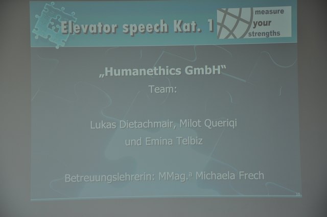 Ankündigung der Präsentation | Foto: Nicole Matischek