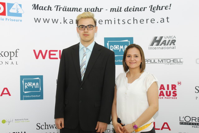 Drittes Lehrjahr – Herren Trendcut mit Verlauf und Föhnstyling: Zweite wurde Samantha Scheibner, Sankt Andrä-Wördern, Frisusanne, Susanne Mayer. | Foto: WKNÖ