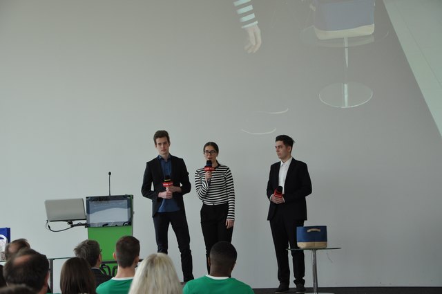 Während der Präsentation | Foto: Nicole Matischek