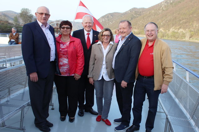 Ernst und Roswitha Fleischhart, Siegfried Artbauer, Brigitta und Lothar Straub und Egon Englisch.