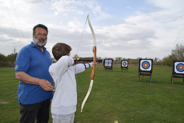 Joe Ruthner bei der Schnupperstunde mit Lukas. | Foto: Zeiler