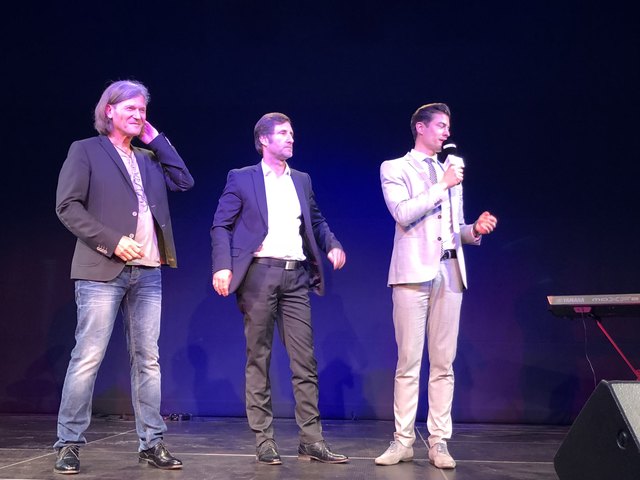 Initiator und Moderator Eddie Kroll, Daniel Klier (WOCHE), Hannes Markowitz (Casino)