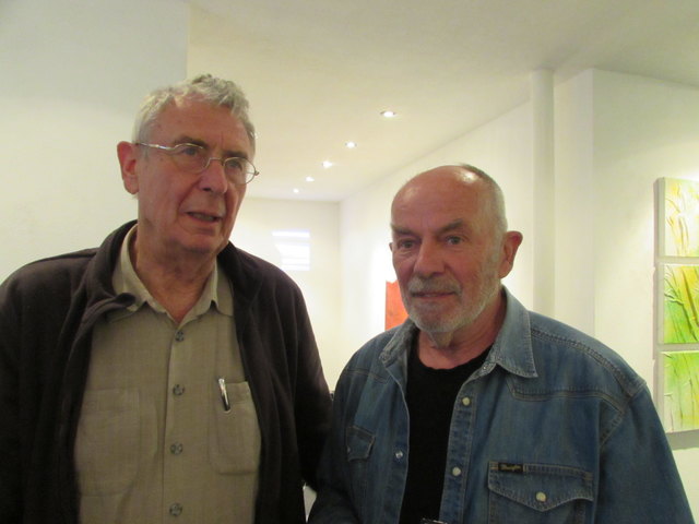 Gerald Kurdoglu Nitsche und Walter Resch im Gespräch.