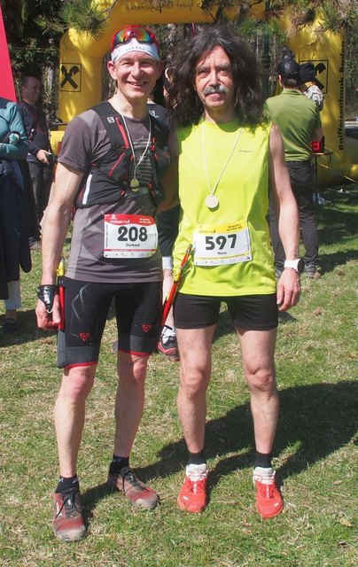 Mit meinem "Trainer" Gerhard Schiemer