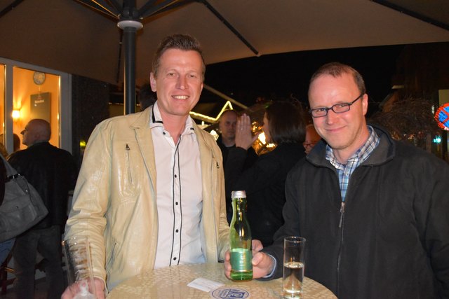 Auch unterwegs: Herfried Stirn und Arnold Sadjak