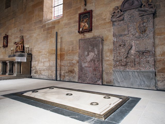 Gruftplatte der Habsburgergruft