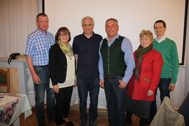 v. l n. r: Dipl Päd. Günter Reisenbichler, Marina Promberger, DI Loidl, Jürgen Fellinger, MBA, Mag. Claudia Gaigg, Dr. Mathäus Schmied | Foto: Sportunion Ebensee
