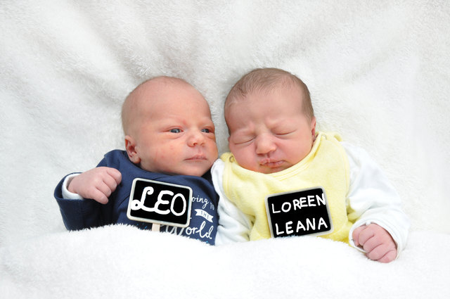 Von links: Leo Greindl﻿ und Loreen Leana Punz﻿. | Foto: Baby Smile