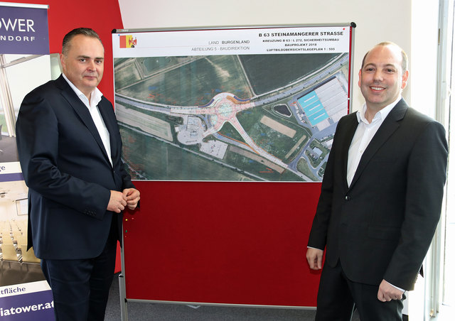 Landesrat Hans Peter Doskozil und Baudirektor Wolfgang Heckenast präsentierten die Vorhaben 2018.