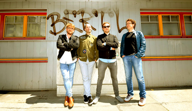 Sehr lässig: Klaus Peternel, Markus Kainz, Andreas Kebler und Klemens Tauschmann (v. l.) machen "lovely indie music for lovely people" und gehören zu den neuen Sternen am Rockhimmel.