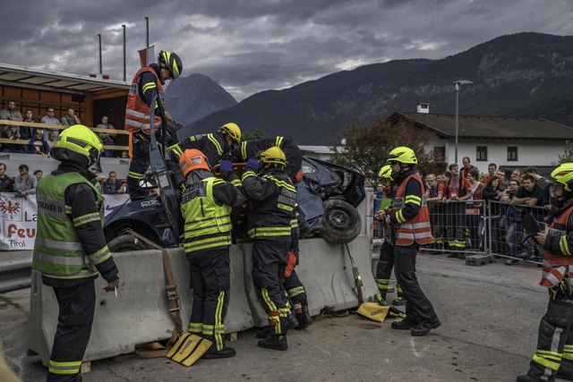 Spektakuläre Einsätze können vom Publikum hautnah beobachtet werden. | Foto: FF Mooskirchen