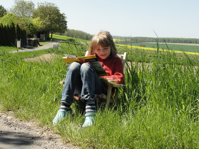 Endlich wieder draußen  - den Frühling genießen...