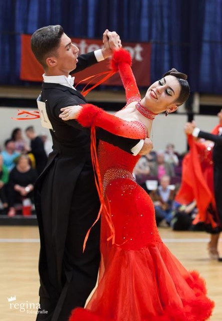 Rares und Catinca Banu, die Sieger der ÖM 2018 Jugend A Standard | Foto: Regina Courtier