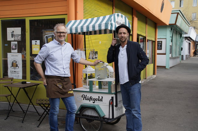 Mit Zuversicht in die Markt-Zukunft schauen Mark Ruiz Hellin und Marc Schweiger (r.).