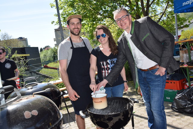 Andreas und Tanja Bertl von "Berts BBQ Crew" aus Wilhelmsburg.