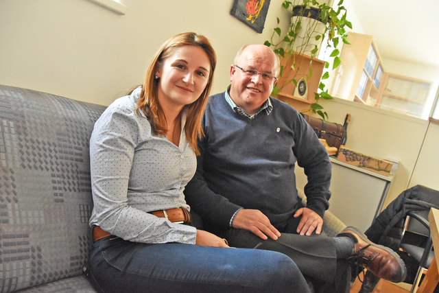 Partei-Landeschefin Marlene Svazek und Ernst Lassacher, der voraussichtlich Landtagsabgeordneter werden wird.